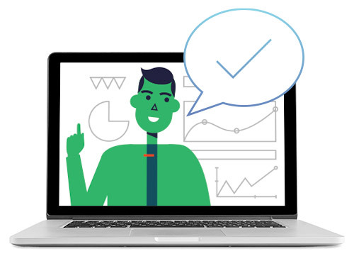 Webinar illustrasjon grønn mann webinar illustrasjon grønn mann Azets